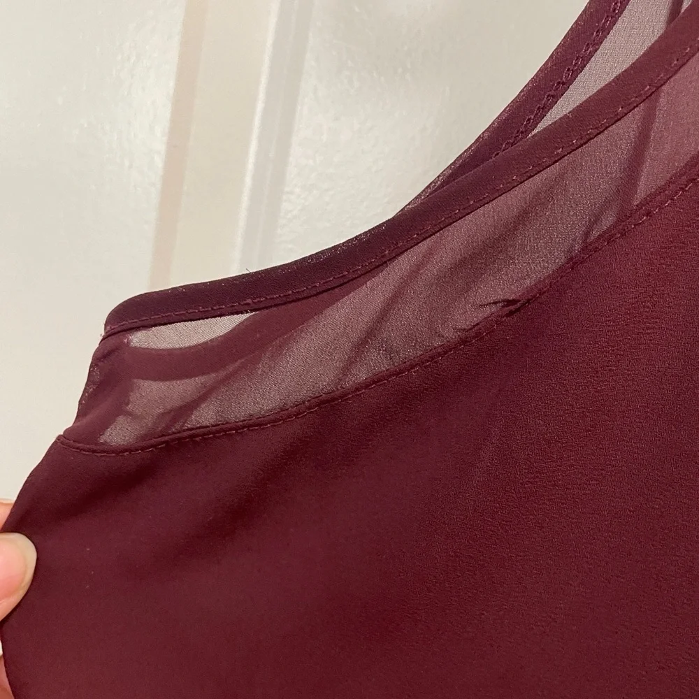 INC Sheer Strap Sleeveless Blouse - Picture 4 of 10